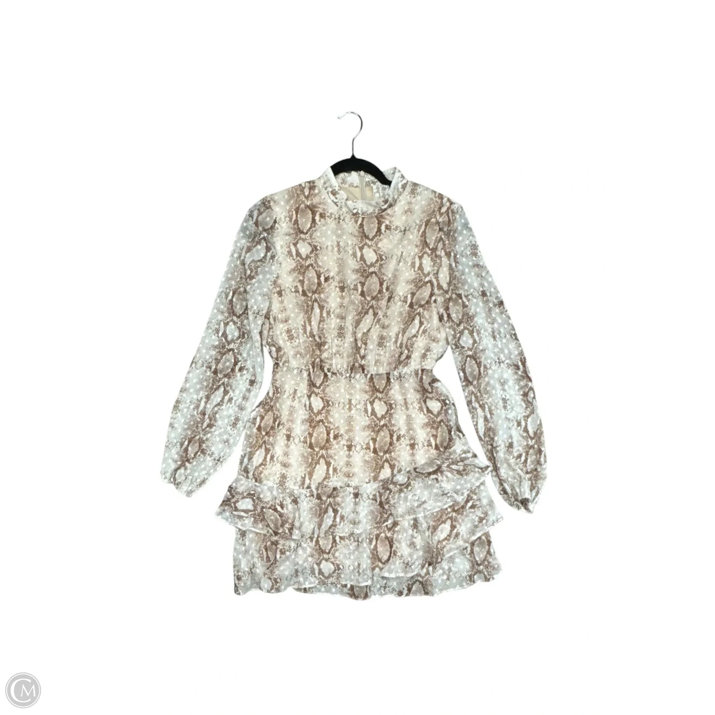 Dress Casual Short By Clothes Mentor In Snakeskin Print, Size: S