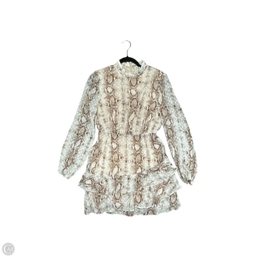 Dress Casual Short By Clothes Mentor In Snakeskin Print, Size: S