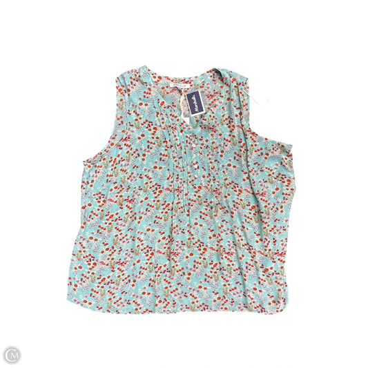 Blouse Sleeveless By Rose And Olive In Blue, Size: 3x