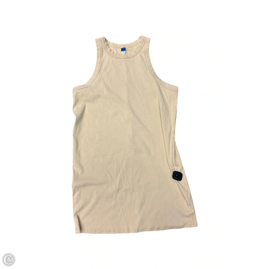 Dress Casual Midi By Old Navy In Tan, Size: 3x