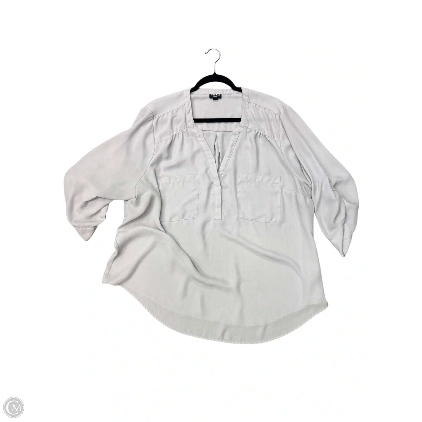 Top Long Sleeve By Torrid In Purple, Size: 3x