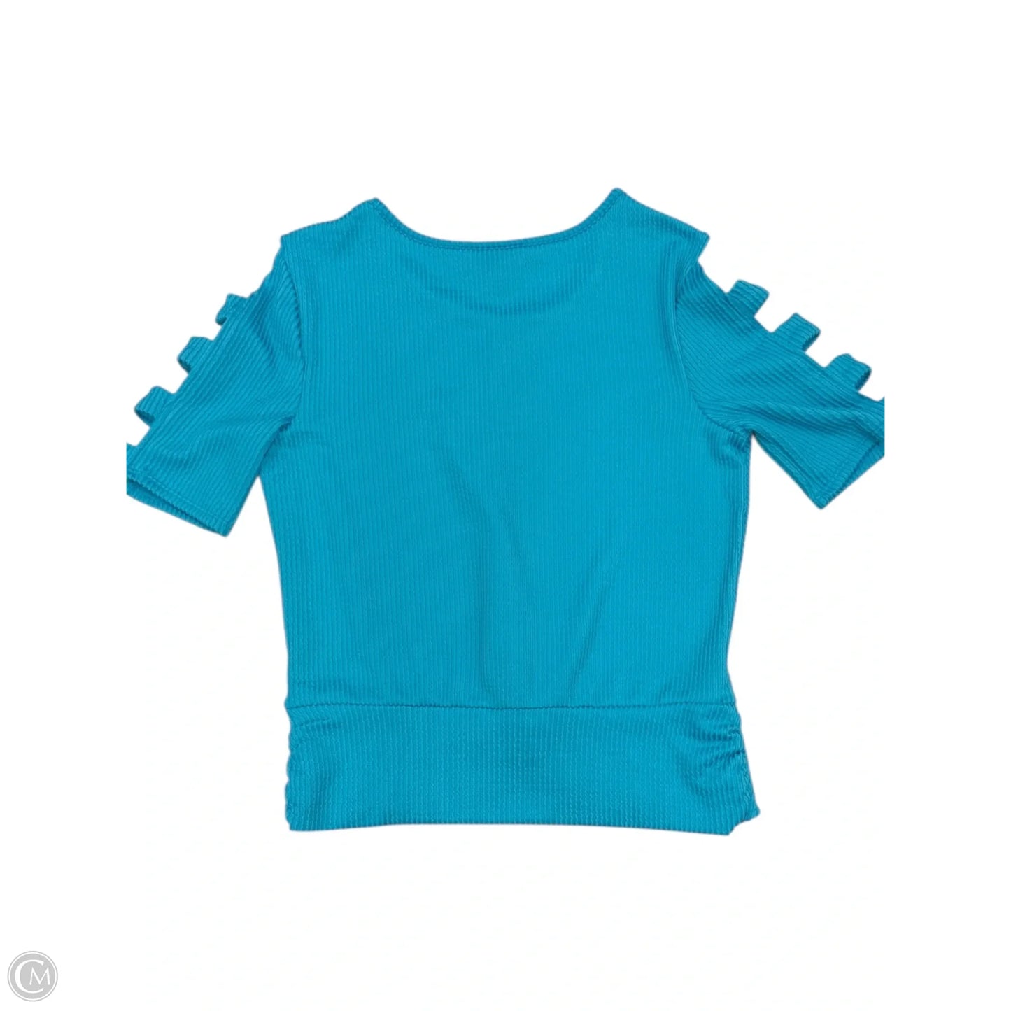 Top Short Sleeve By Clothes Mentor In Blue, Size: M