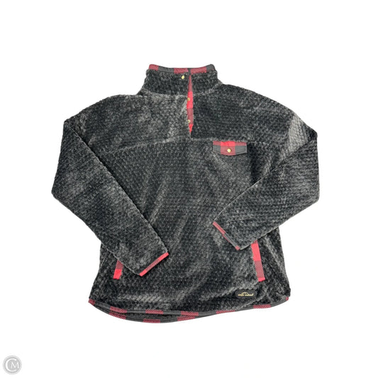 Sweatshirt Collar By Simply Southern In Grey, Size: L