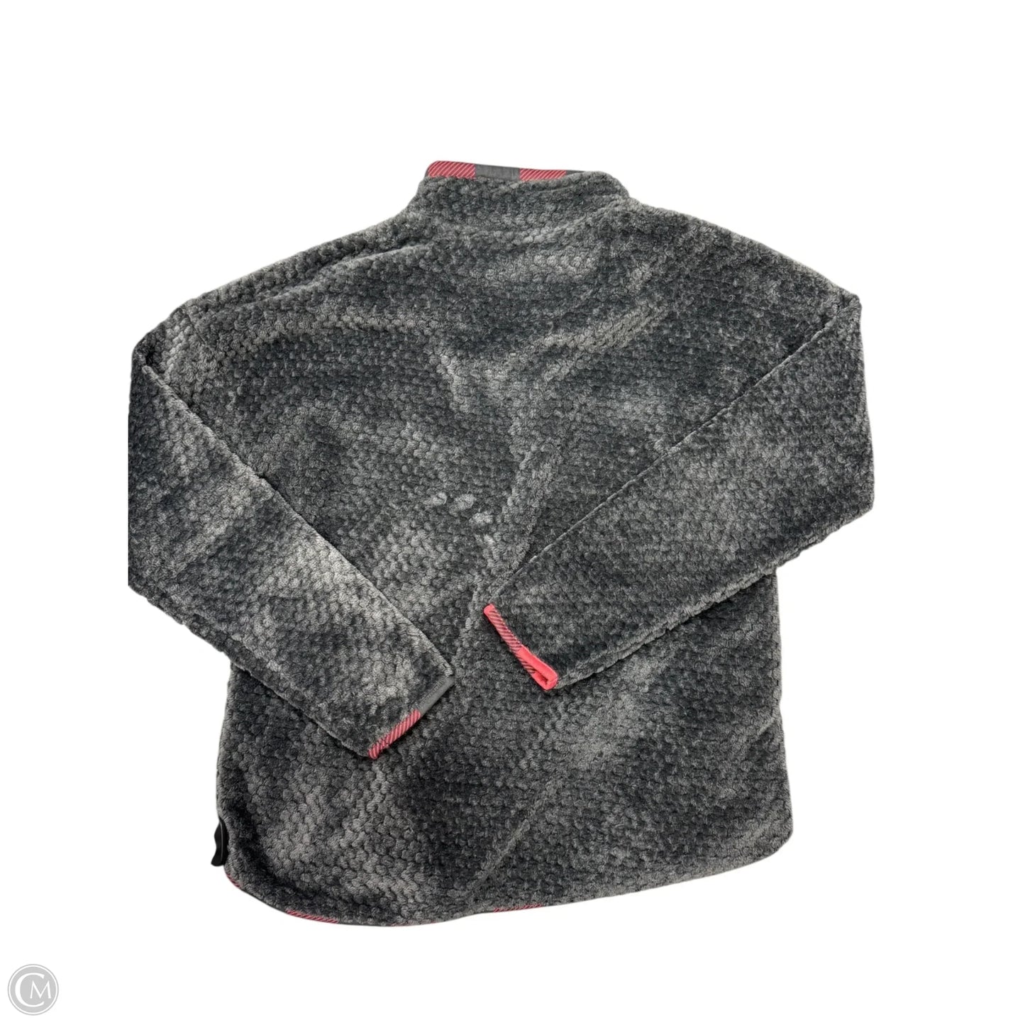 Sweatshirt Collar By Simply Southern In Grey, Size: L