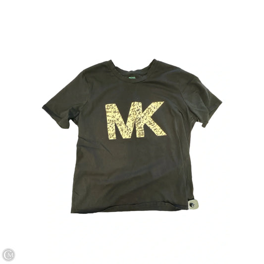 Top Short Sleeve By Michael By Michael Kors In Black, Size: Xl