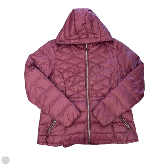 Jacket Puffer & Quilted By Athleta In Maroon, Size: Xl