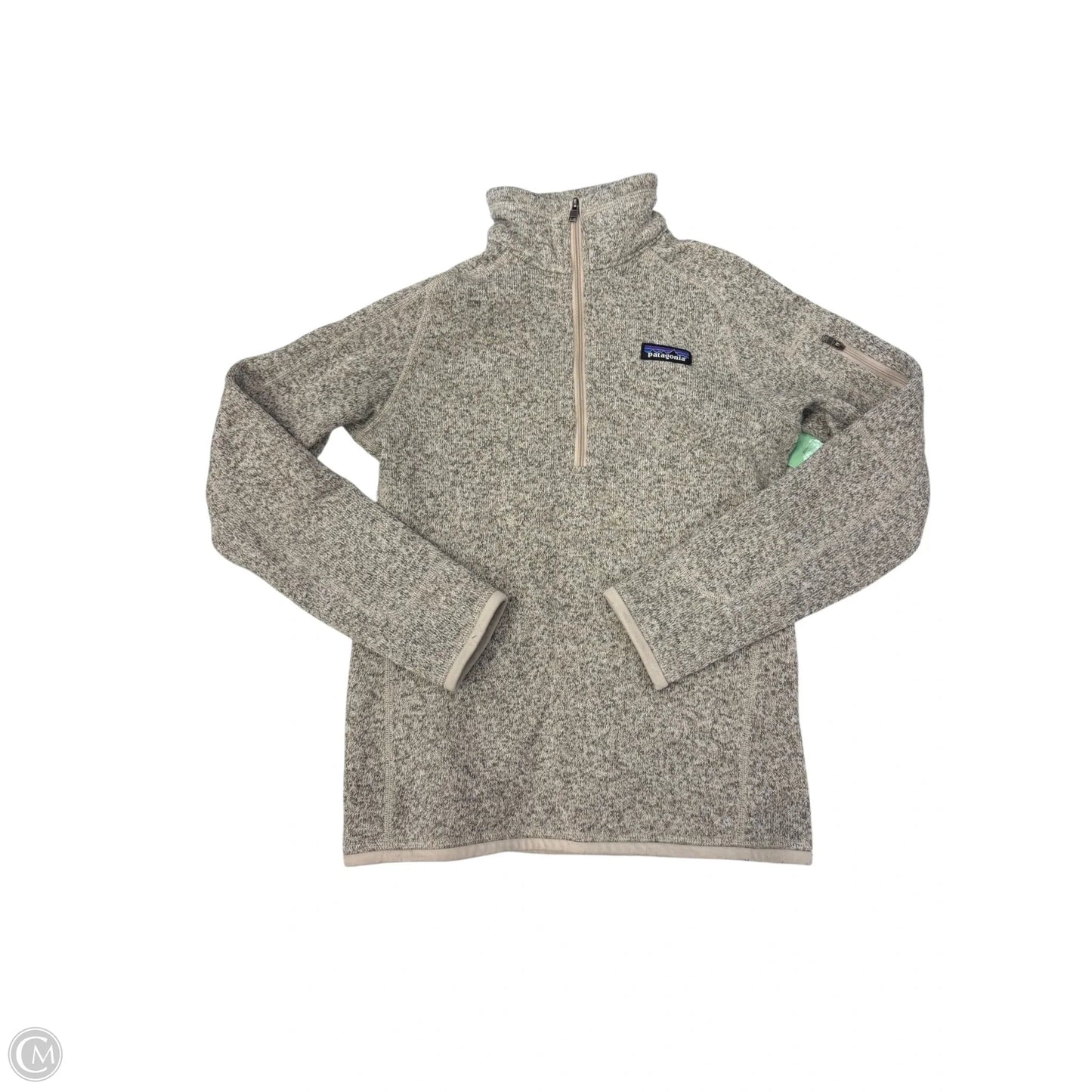 Sweatshirt Collar By Patagonia In Tan, Size: Xs