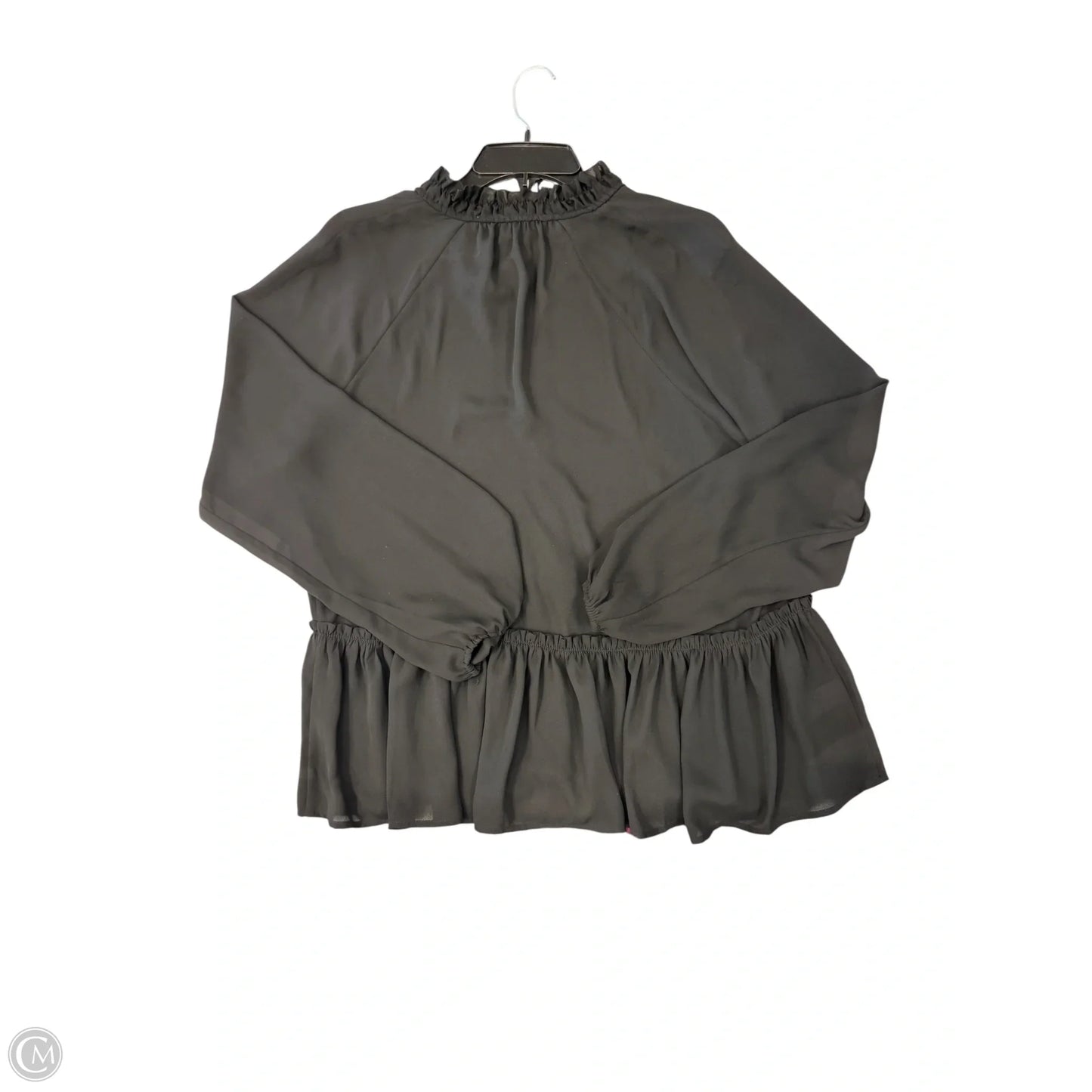 Blouse Long Sleeve By Loft In Black, Size: M