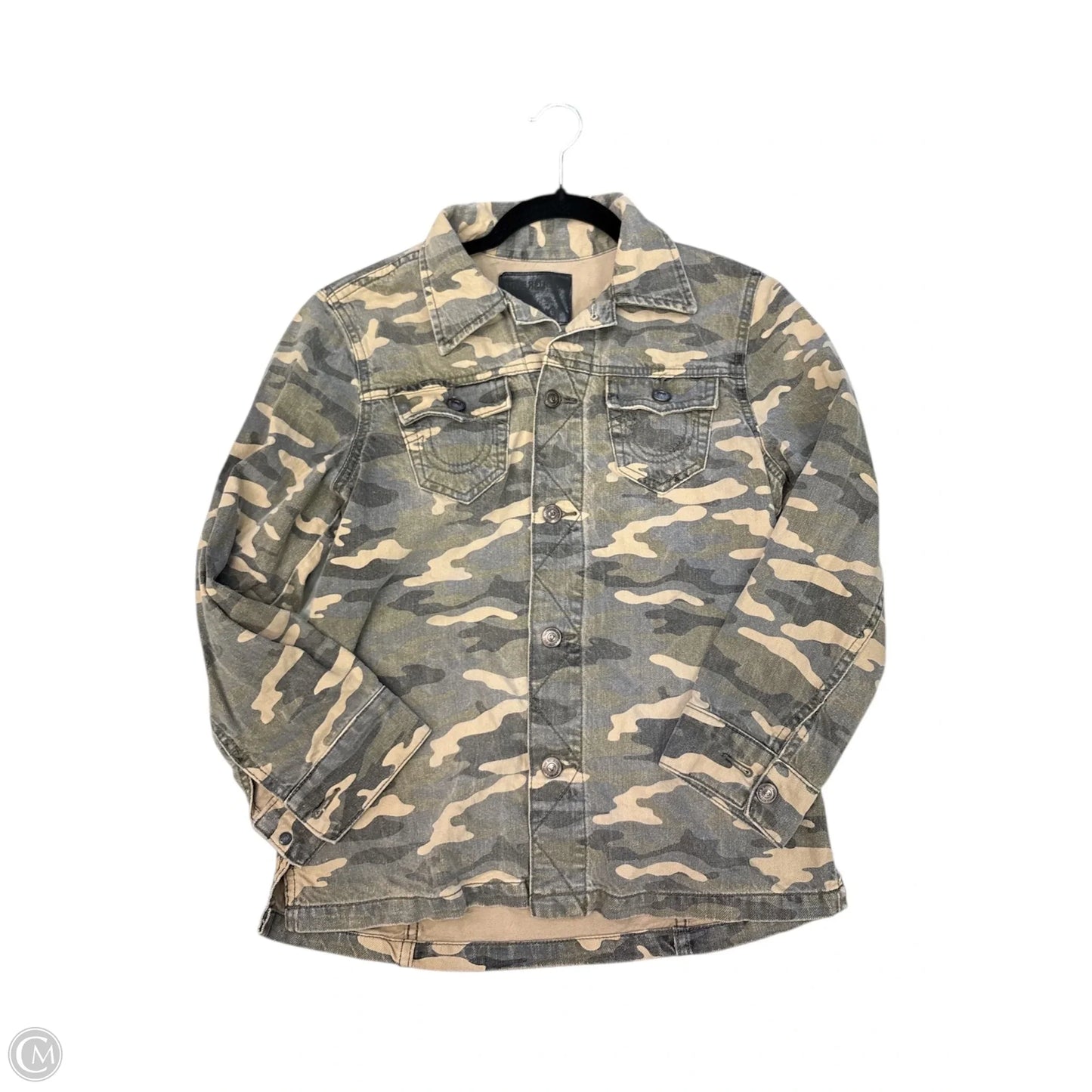 Jacket Denim By True Religion In Camouflage Print, Size: Sp