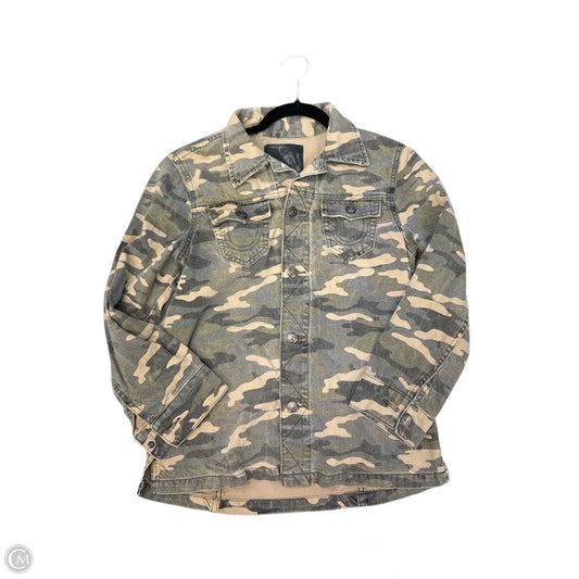Jacket Denim By True Religion In Camouflage Print, Size: Sp