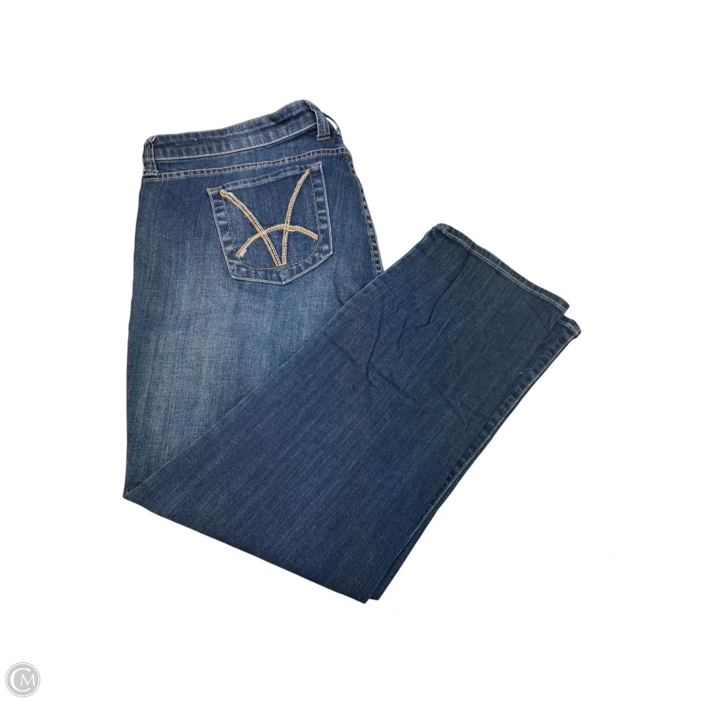 Jeans Boyfriend By Kut In Blue Denim, Size: 16
