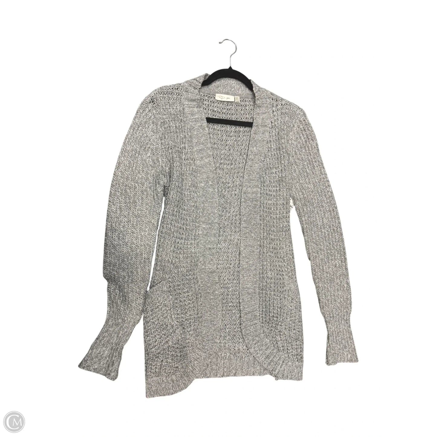 Sweater Cardigan By Rd Style In Grey, Size: M