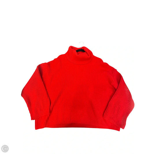 Sweater By H&m In Red, Size: 1x