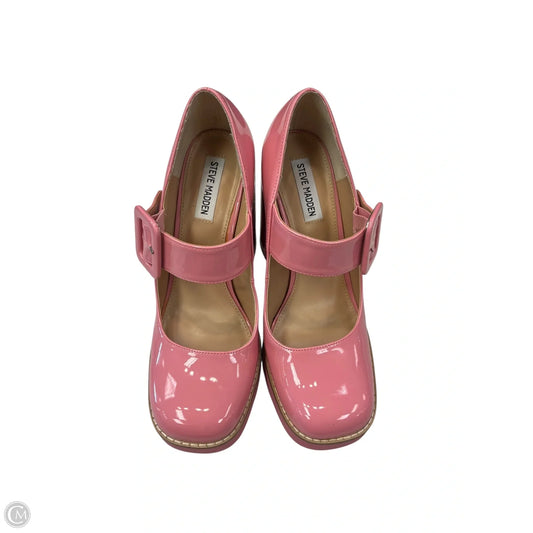 Shoes Heels Block By Steve Madden In Pink, Size: 9.5