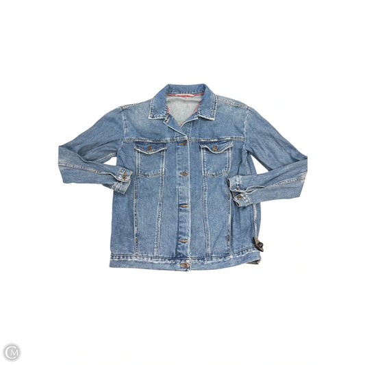 Jacket Denim By Frame In Blue Denim, Size: S