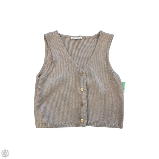 Vest Sweater By Abercrombie And Fitch In Beige, Size: Xl