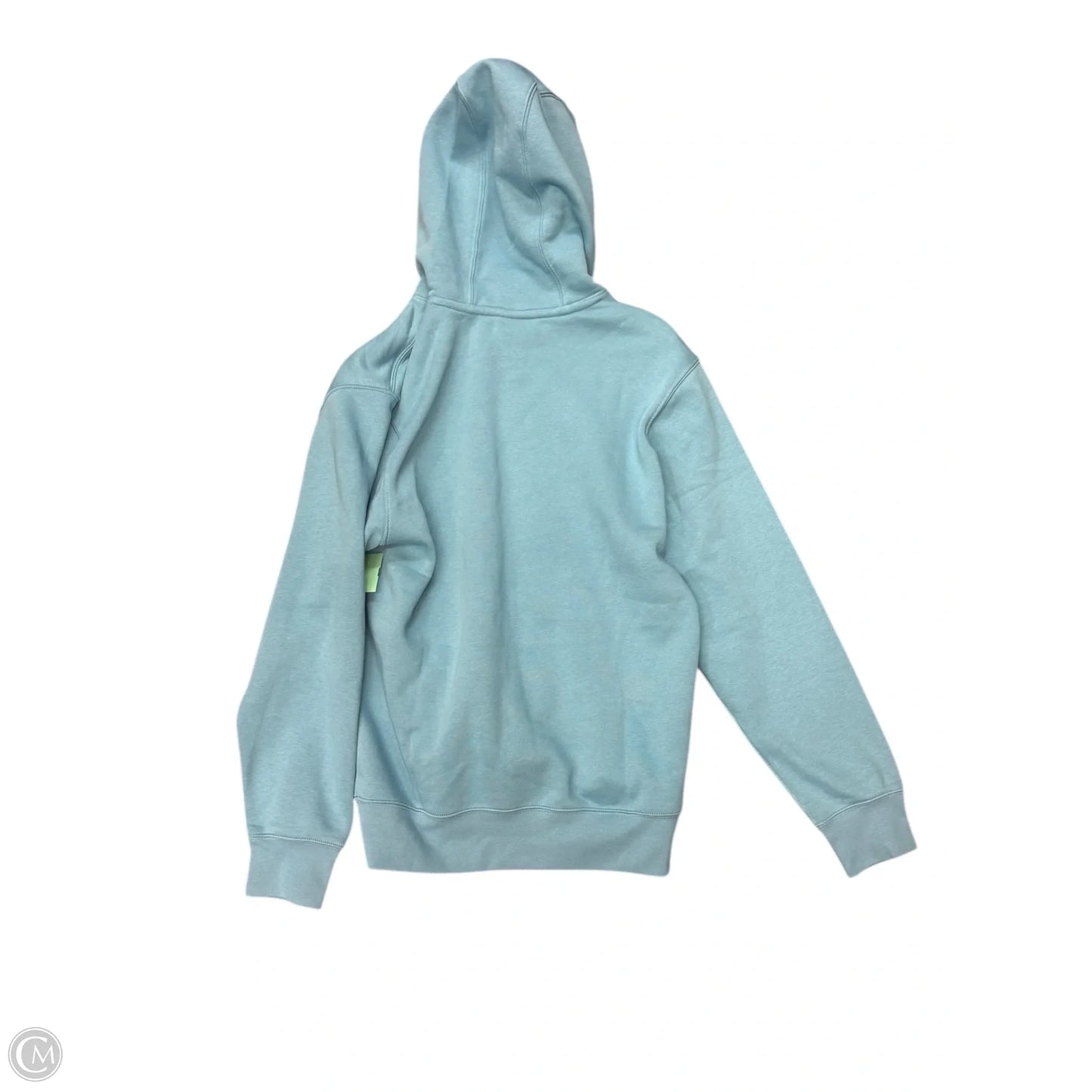 Sweatshirt Hoodie By Nike In Aqua, Size: M