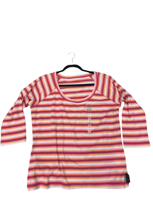 Top 3/4 Sleeve By St Johns Bay  Size: Xl