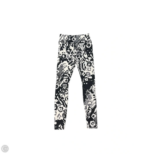 Athletic Leggings By Nike Apparel In Black & White, Size: Xs