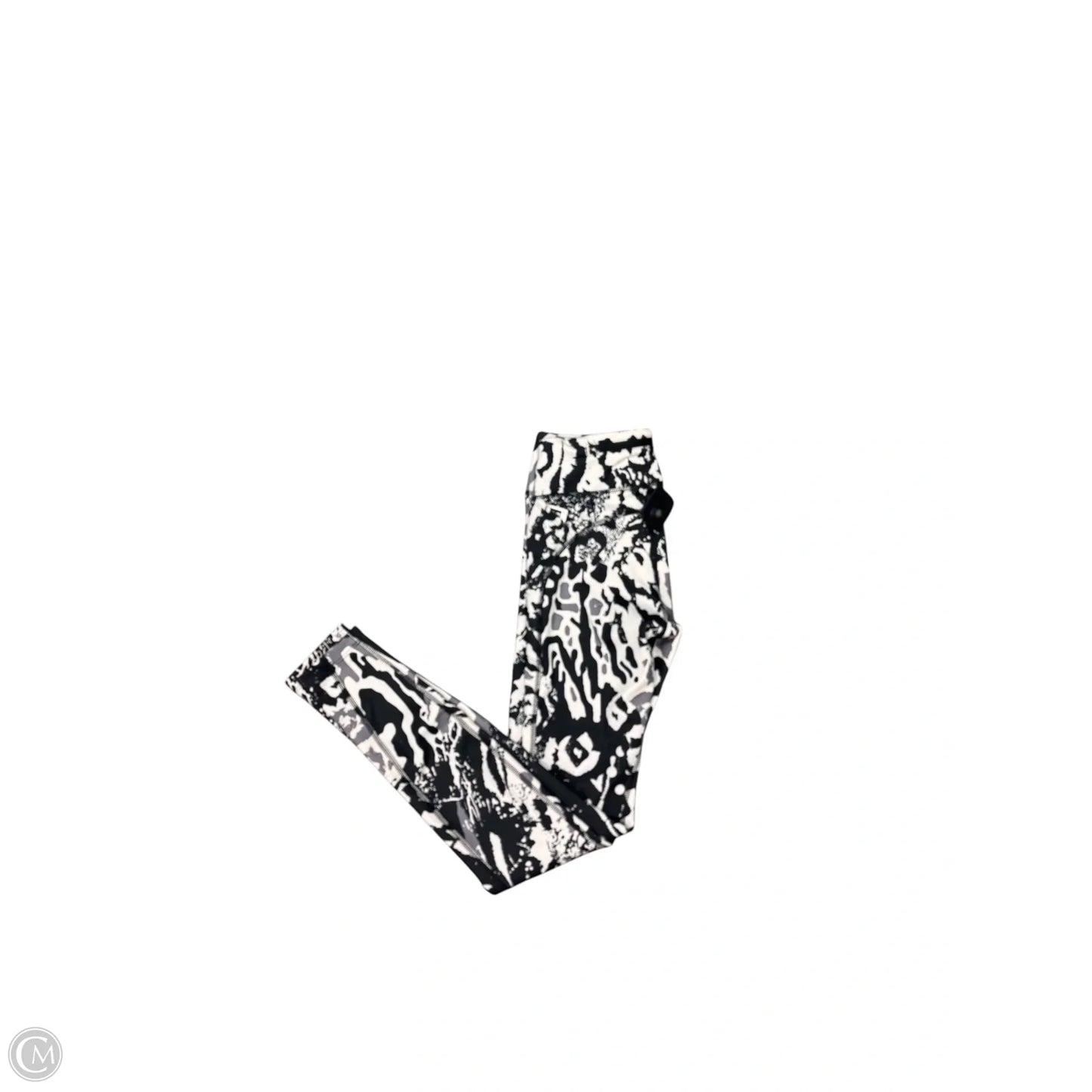 Athletic Leggings By Nike Apparel In Black & White, Size: Xs