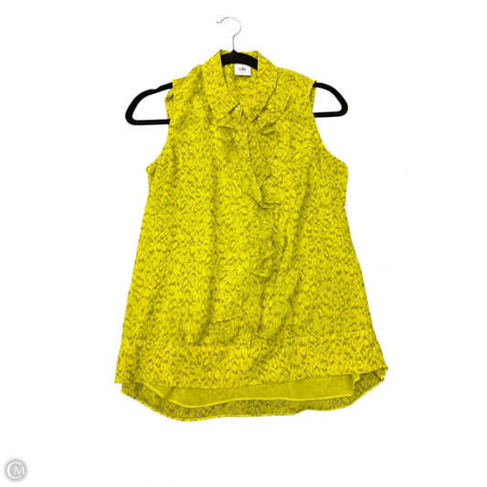Top Sleeveless By Cabi In Yellow, Size: S