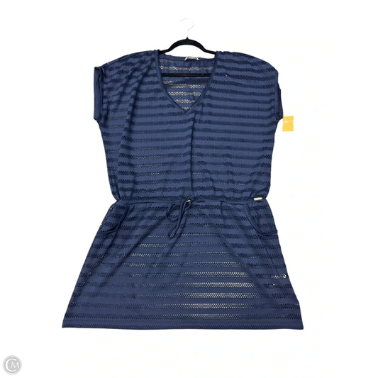 Swimwear Cover-up By Calvin Klein In Navy, Size: Xl