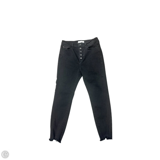Jeans Skinny By Kancan In Black Denim, Size: 10