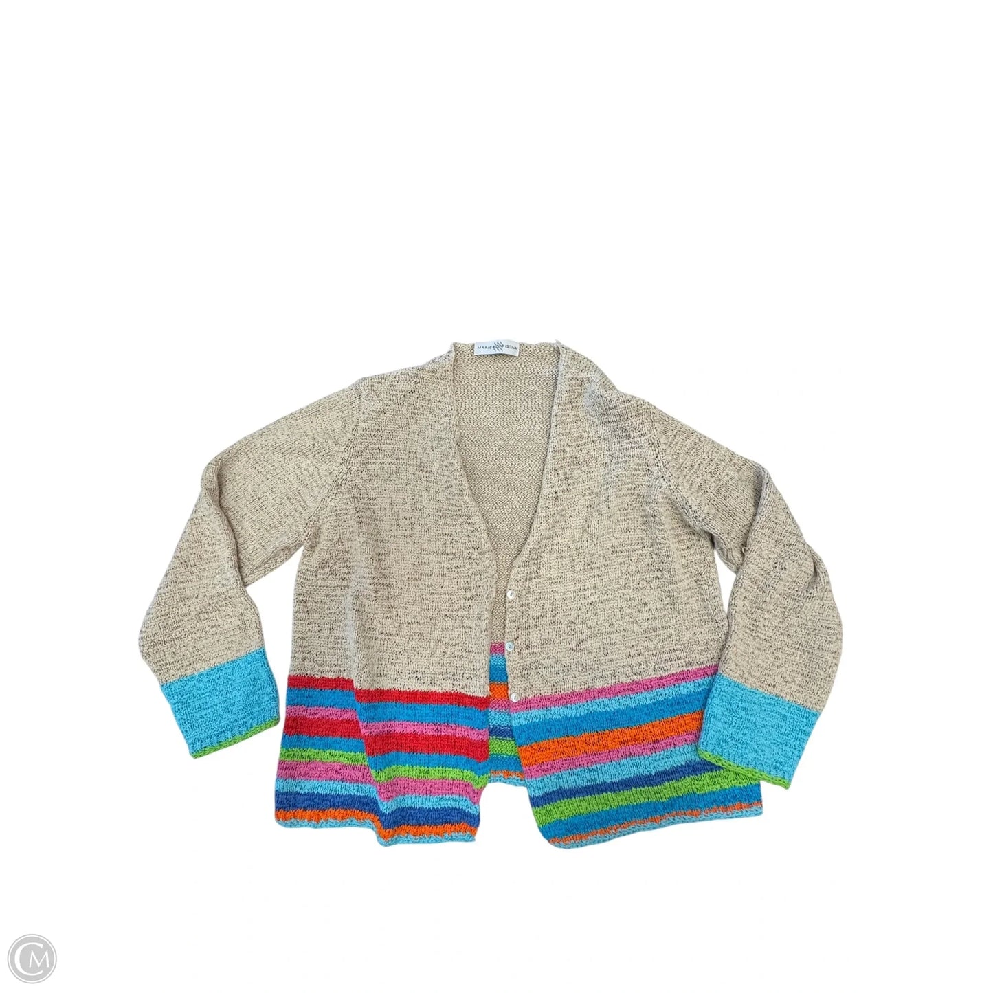 Cardigan By Marisa Christina In Tan, Size: Osfm