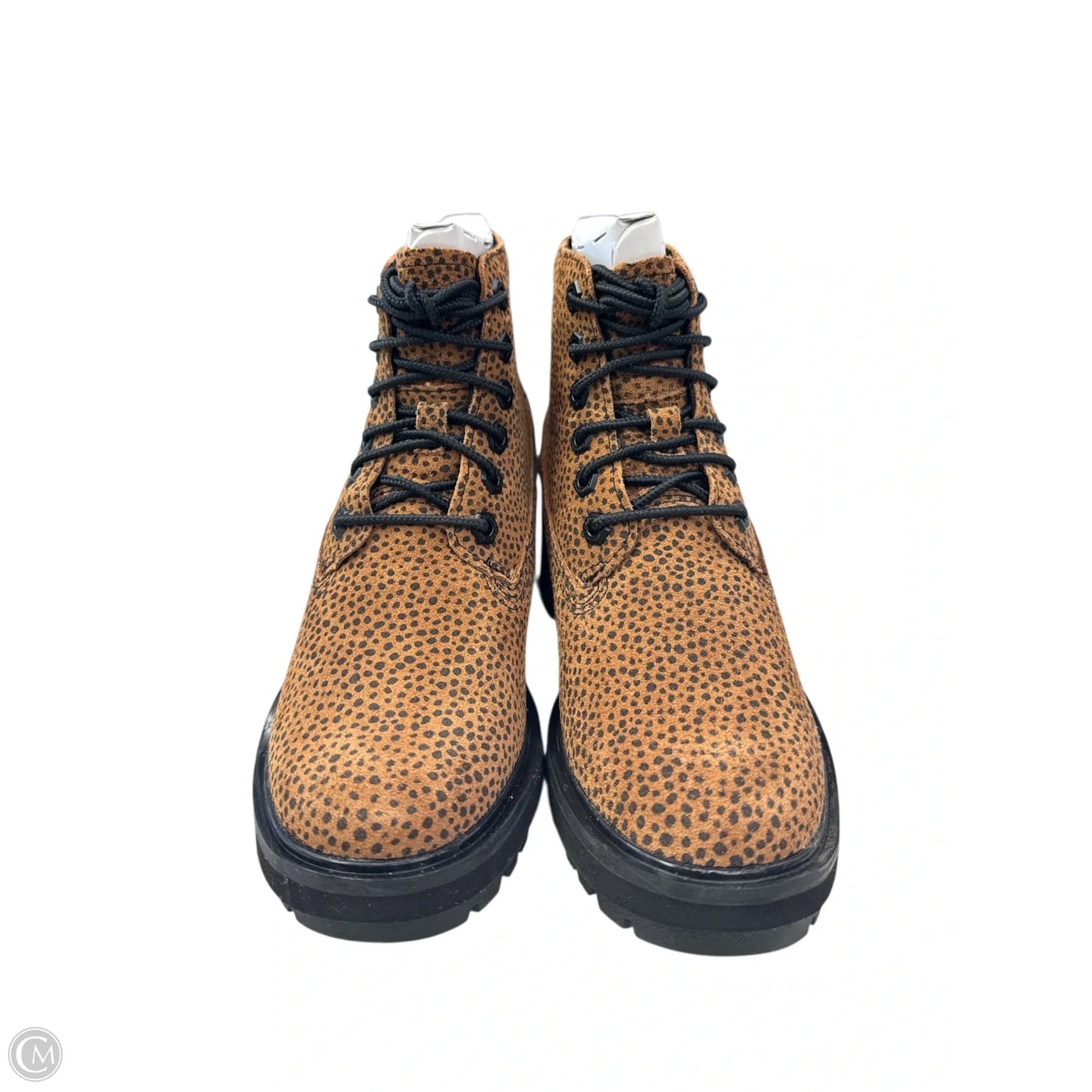 Boots Ankle Flats By Timberland In Animal Print, Size: 6