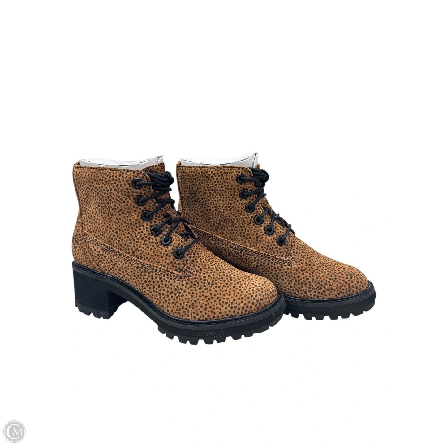 Boots Ankle Flats By Timberland In Animal Print, Size: 6