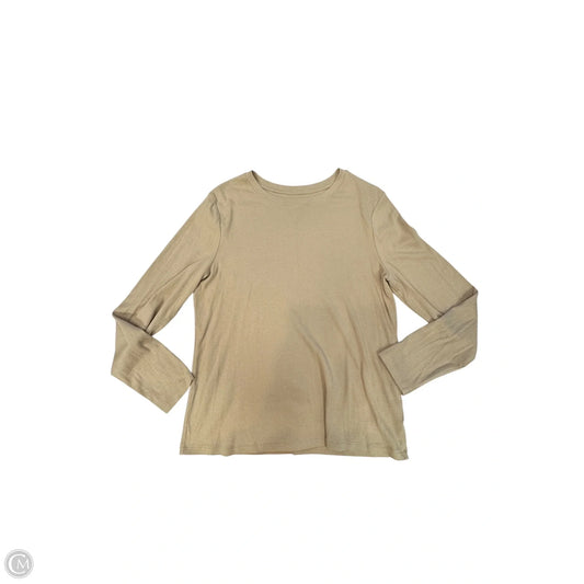 Top Long Sleeve By A New Day In Tan, Size: Xl