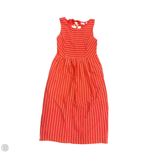 Dress Casual Maxi By Anthropologie In Orange, Size: 6