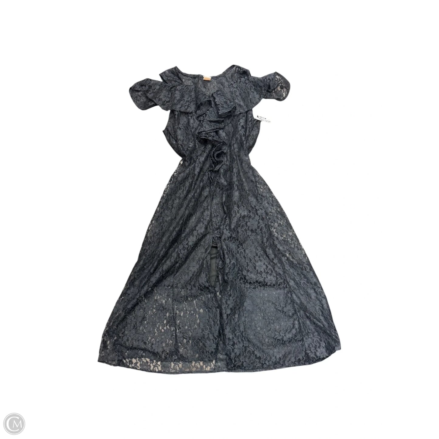 Dress Party Long By Clothes Mentor In Black, Size: 4