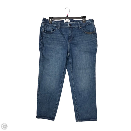 Jeans Straight By Lane Bryant In Blue, Size: 18