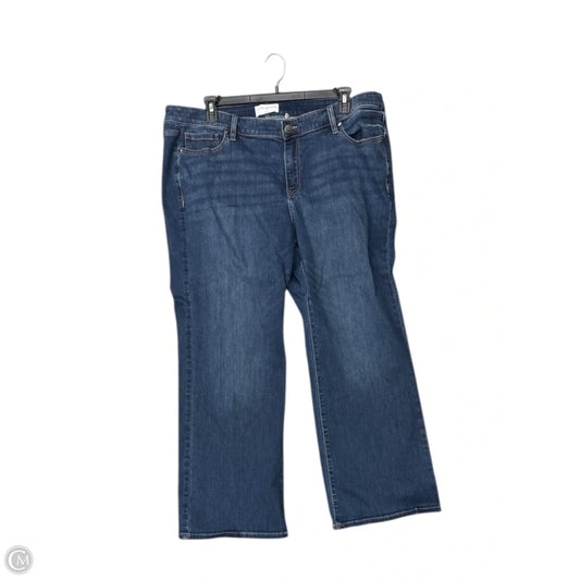 Jeans Straight By Lane Bryant In Blue, Size: 22