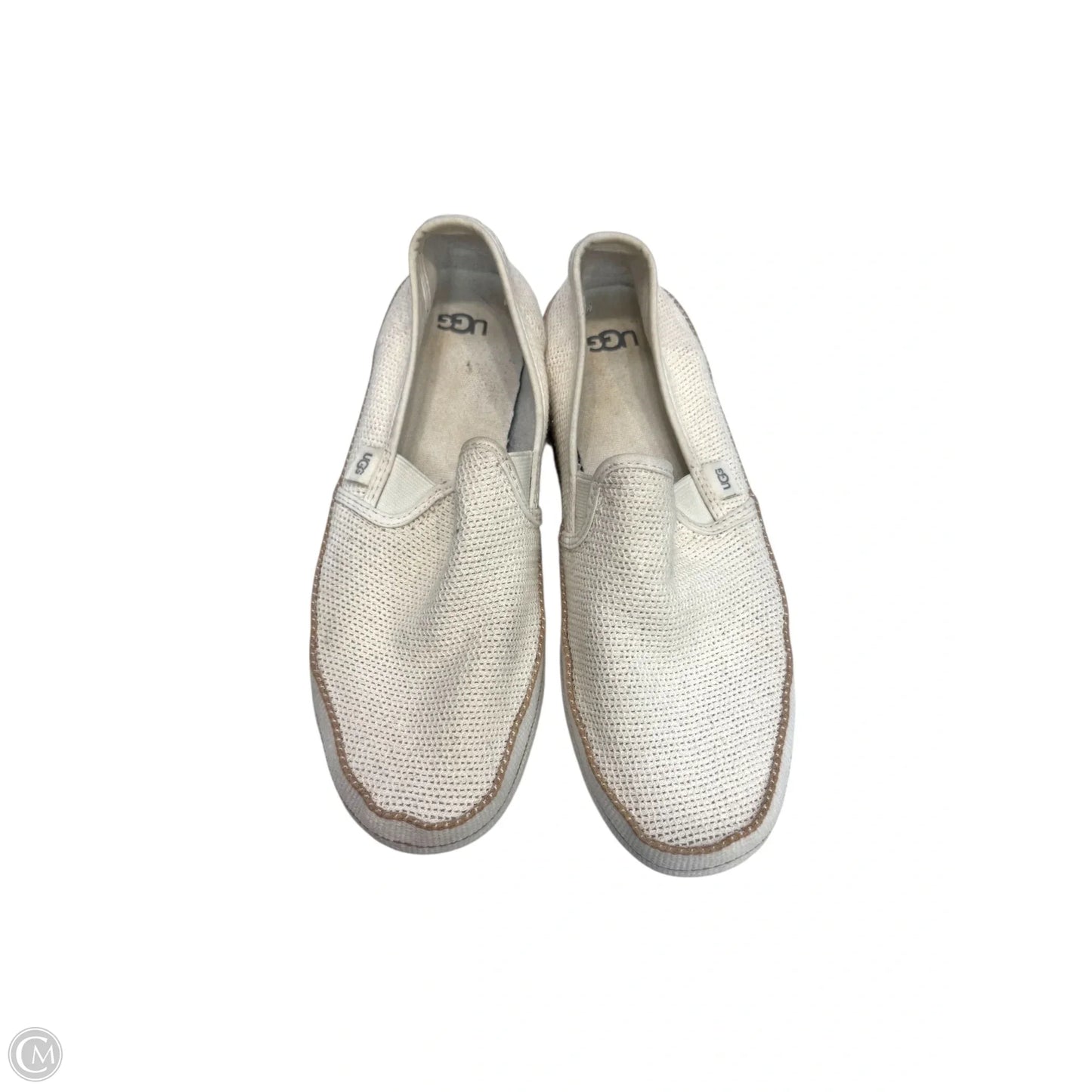 Shoes Flats By Ugg In Cream, Size: 9.5