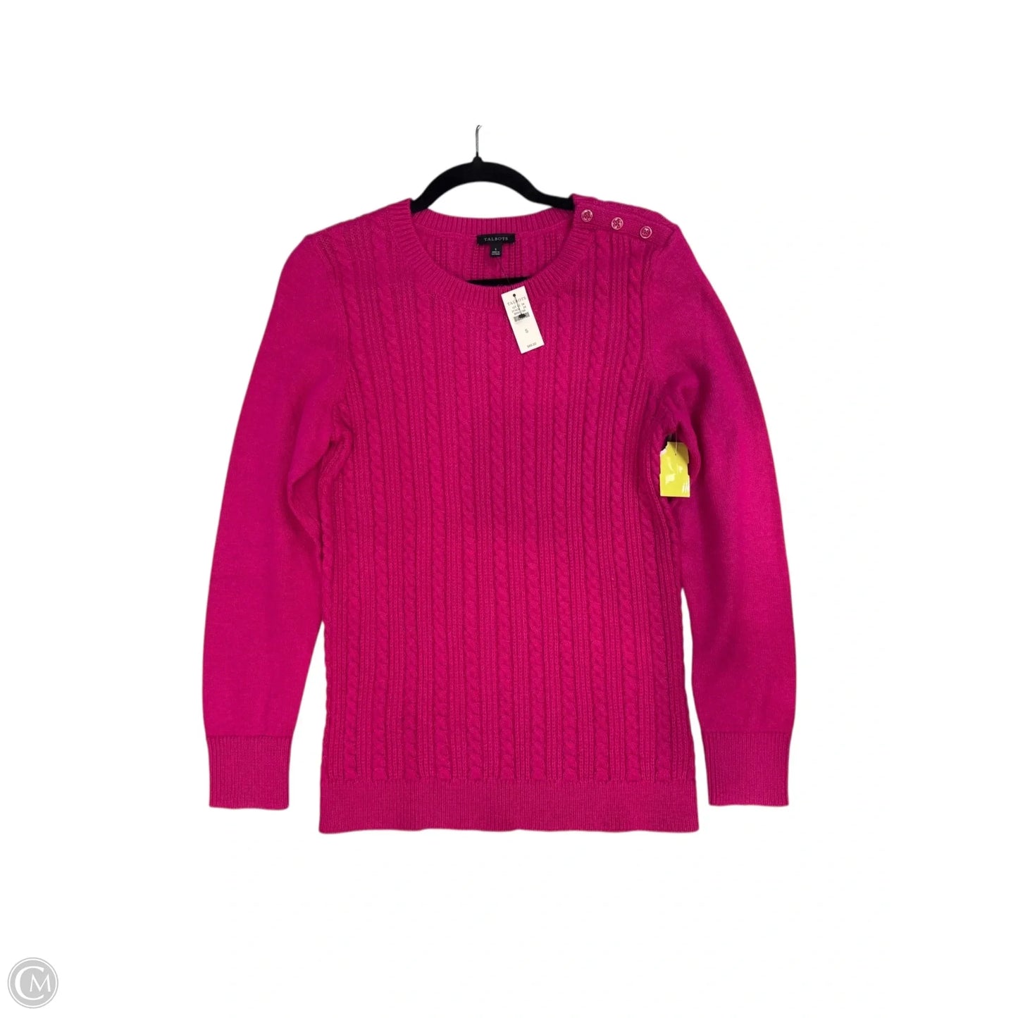 Sweater By Talbots In Pink, Size: S