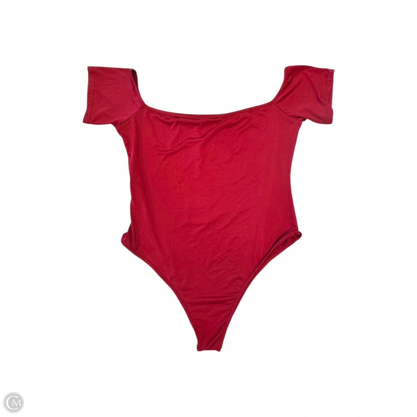 Bodysuit By Clothes Mentor In Red, Size: L