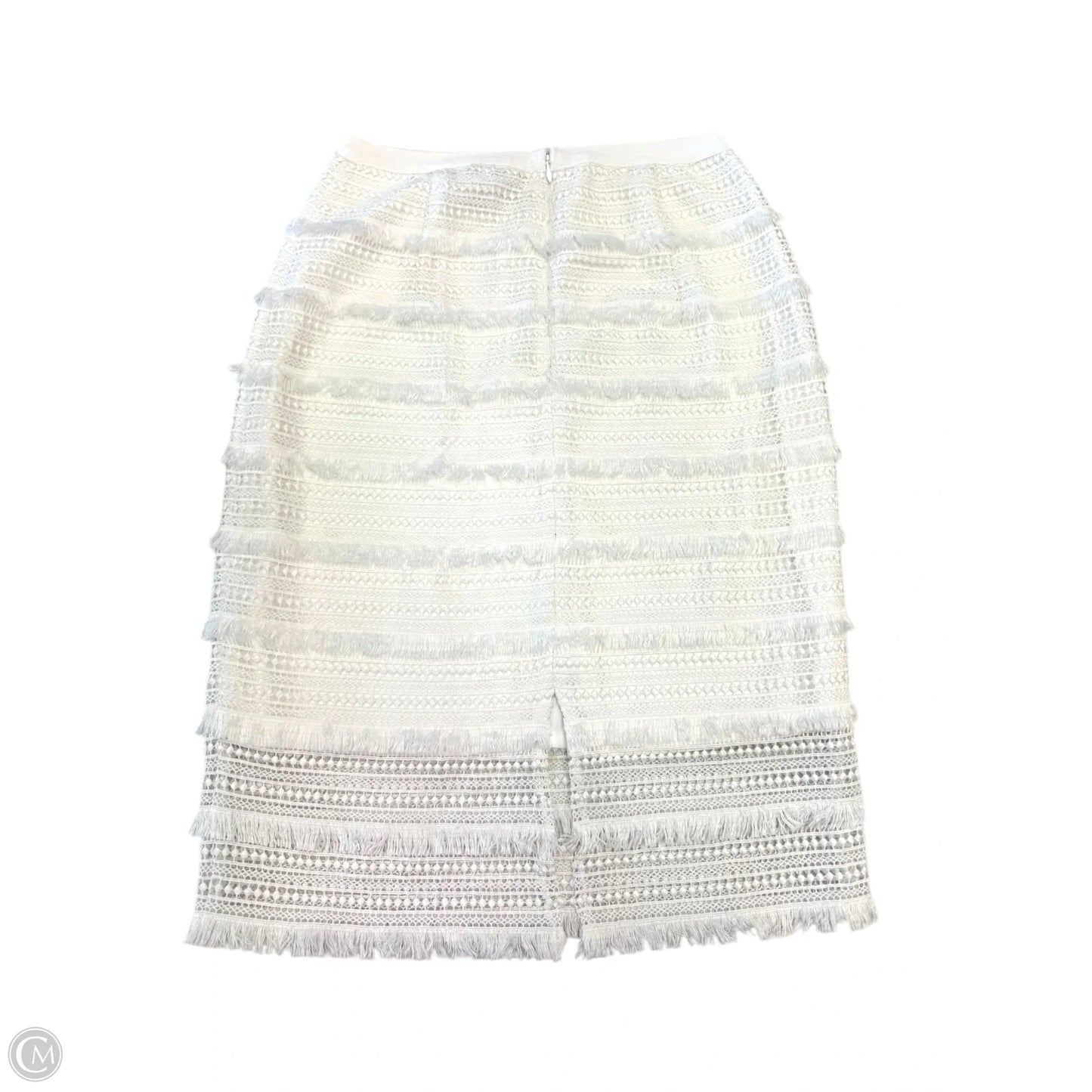 Skirt Midi By White House Black Market In White, Size: 6