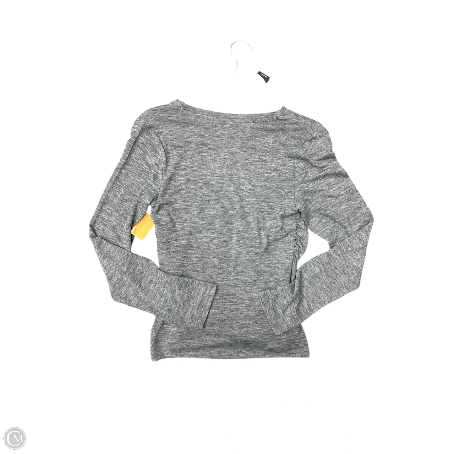 Top Long Sleeve By Express In Grey, Size: M