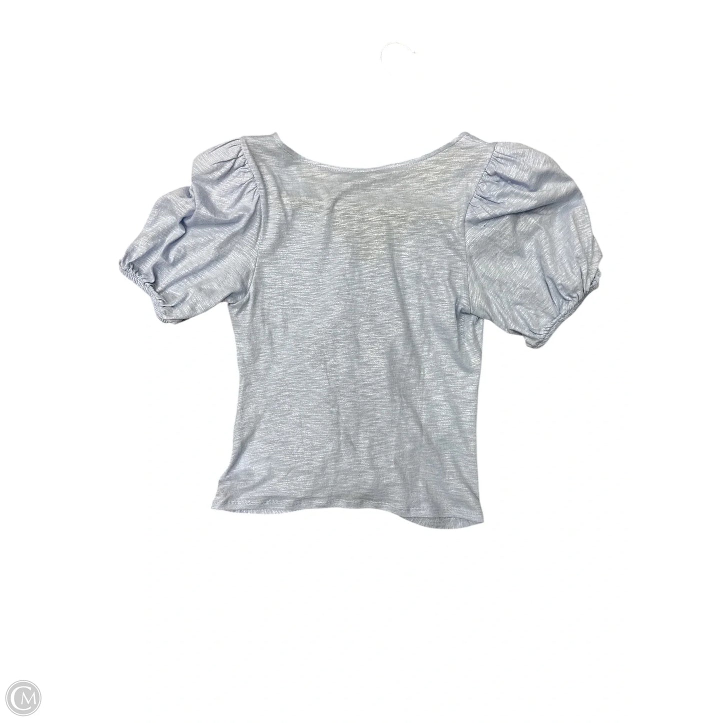 Top Short Sleeve By Express In Blue, Size: S