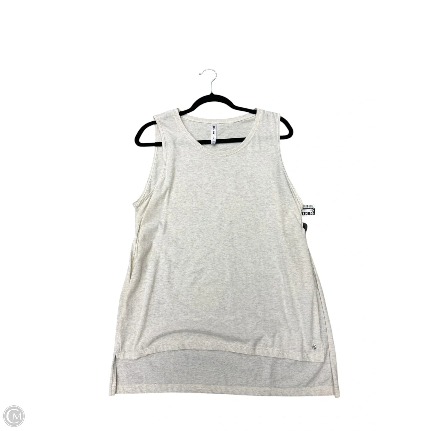 Athletic Tank Top By Fabletics In Tan, Size: Xl