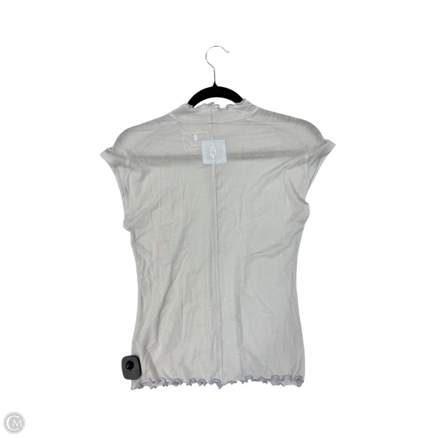 Top Short Sleeve By Free People In Blue & Brown, Size: M