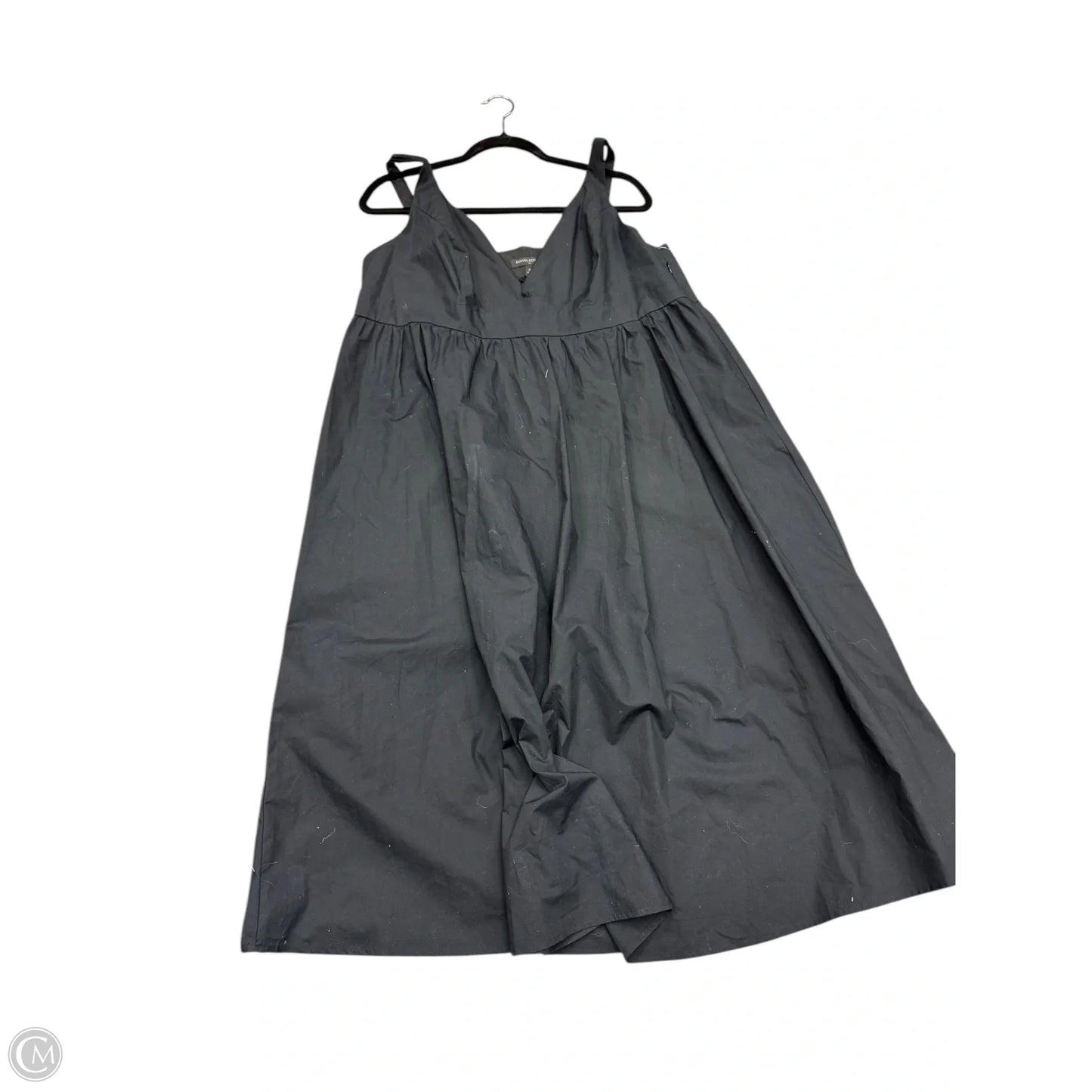 Dress Casual Maxi By Banana Republic In Black, Size: 18