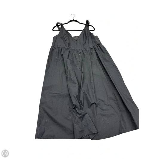 Dress Casual Maxi By Banana Republic In Black, Size: 18