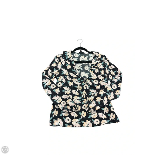 Blouse Long Sleeve By Paige In Black, Size: S