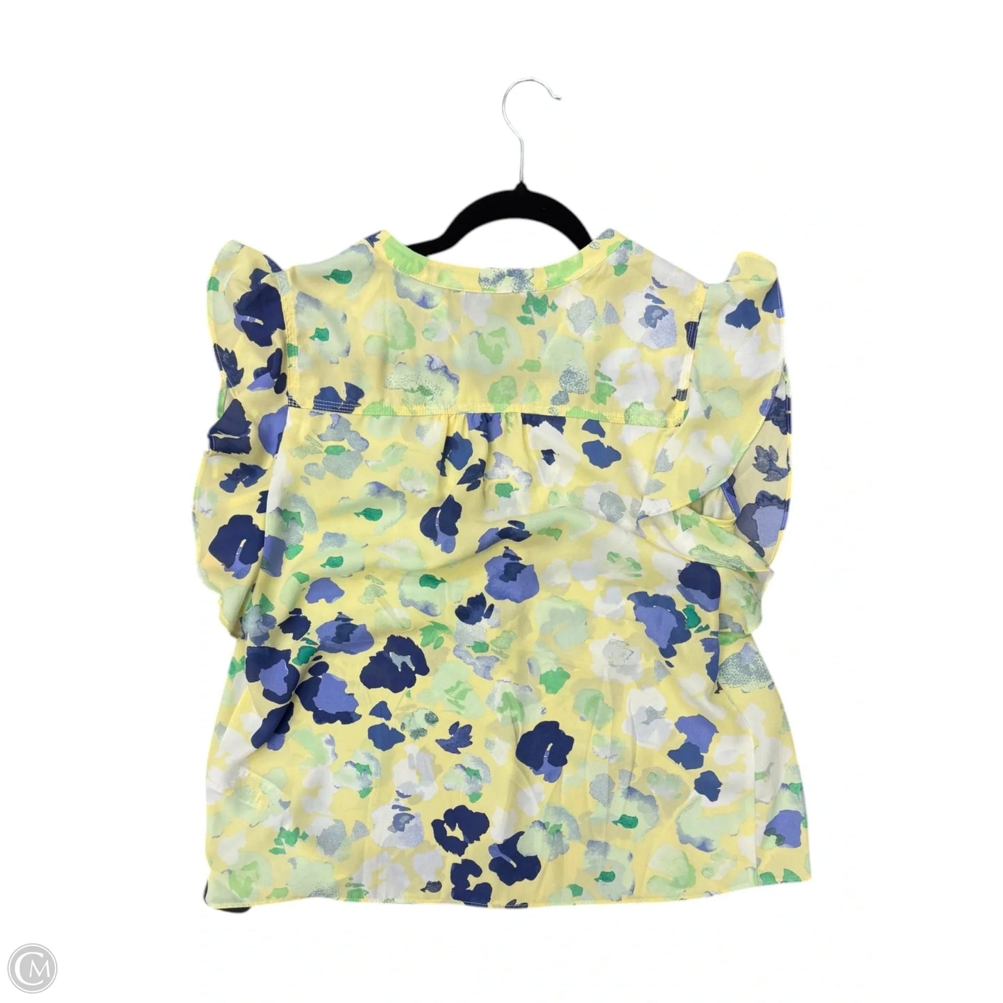 Top Short Sleeve By Zac And Rachel In Yellow, Size: S