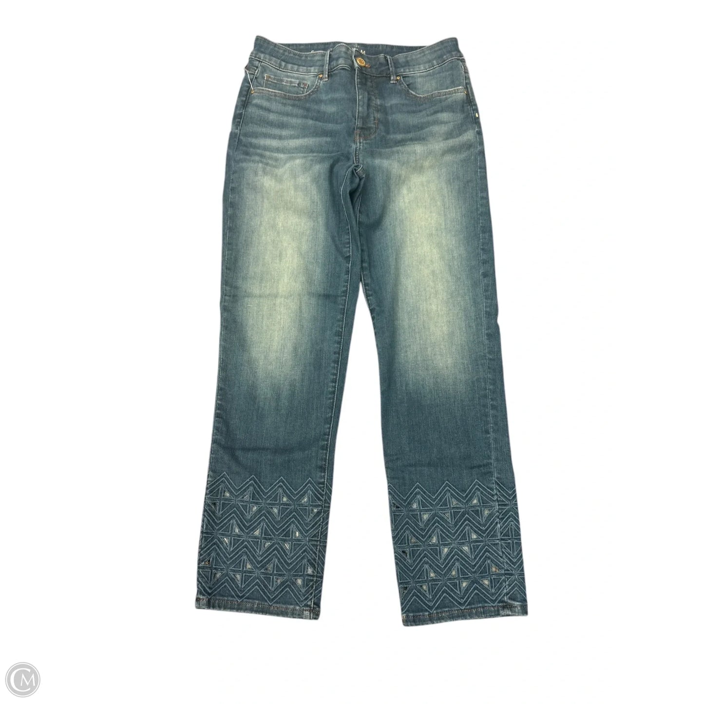Jeans Cropped By White House Black Market In Blue Denim, Size: 6