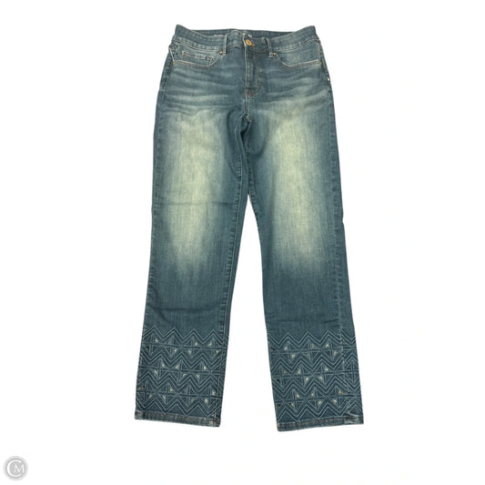 Jeans Cropped By White House Black Market In Blue Denim, Size: 6
