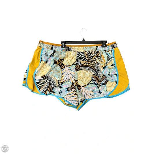 Athletic Shorts By Tek Gear In Yellow, Size: 4x